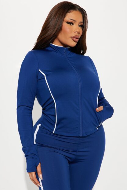 Chaqueta Deportiva Elegante con Cuello Alto y Manga Larga - Image 16