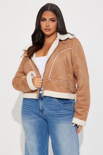 Chaqueta Shearling con Detalles de Bolsillo - Image 13