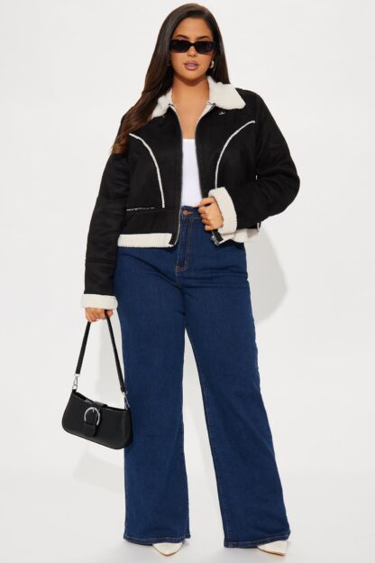 Chaqueta Shearling con Detalles de Bolsillo - Image 5